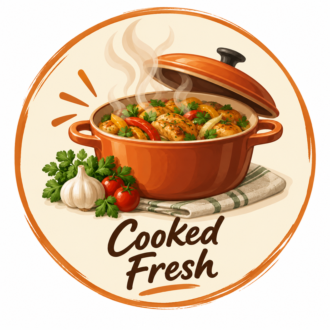 Fresh cooking icon